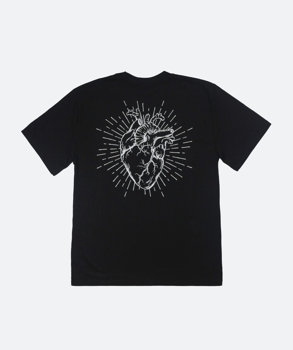 Anatomical Heart Black T-Shirt
