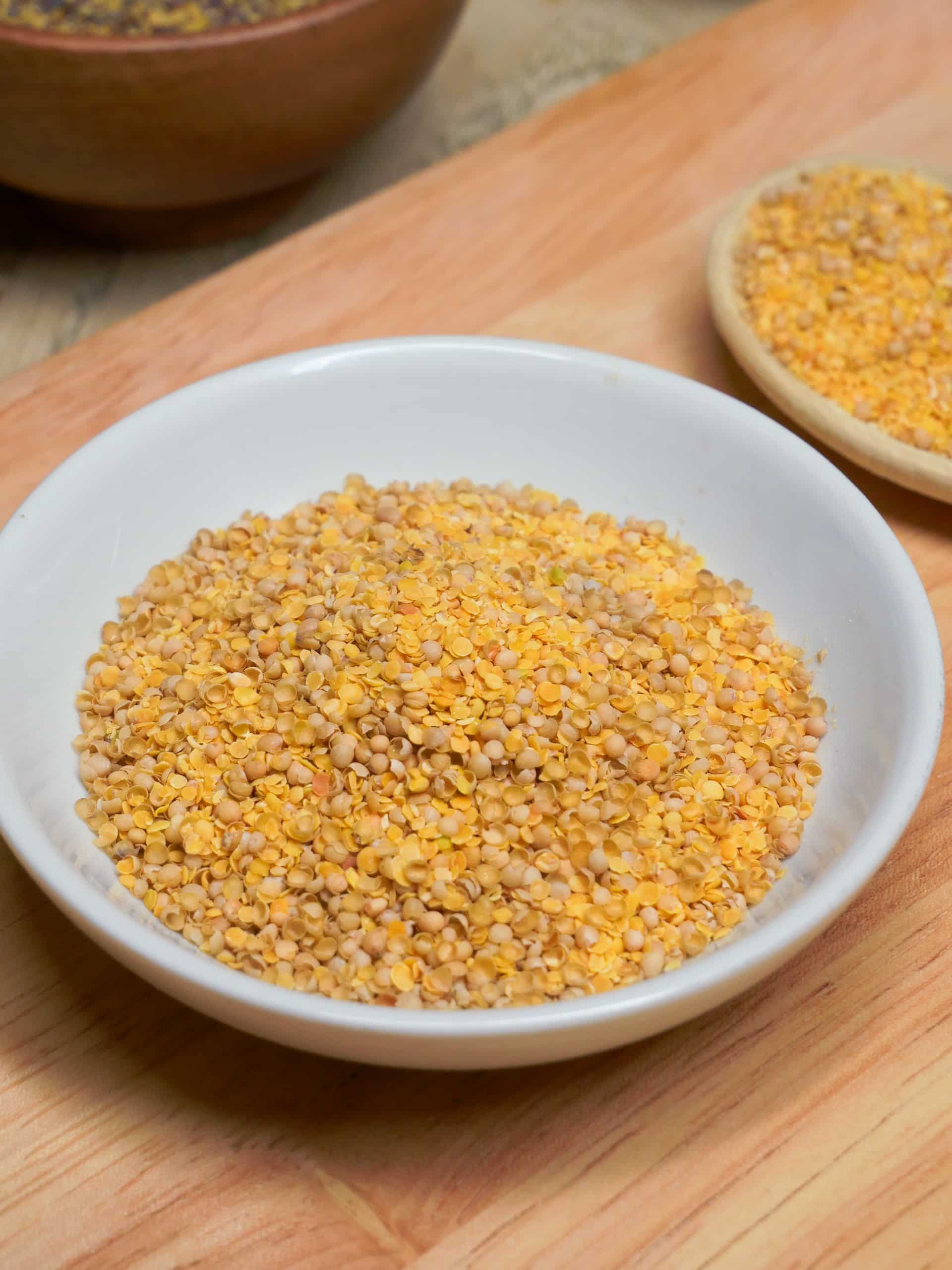 Cracked Yellow Mustard Seeds